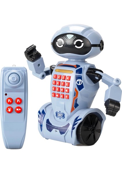 Robo Dr7 Türkçe Konuşan Sesli ve Işıklı Uzaktan Kumandalı Robot