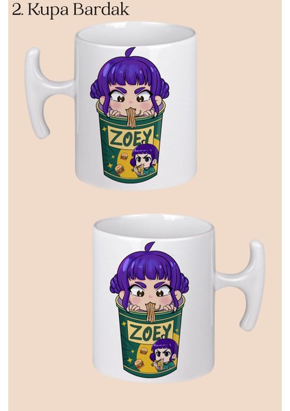 Kpop Demon Huntress Huntrix, Ramen 3'lü Hammer Kulplu Kupa Bardak modelleri