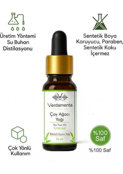 Çay Ağacı Yağı 10 ml – %100 Saf Doğal Bitkisel Uçucu Yağ (Tea Tree Oil) modelleri