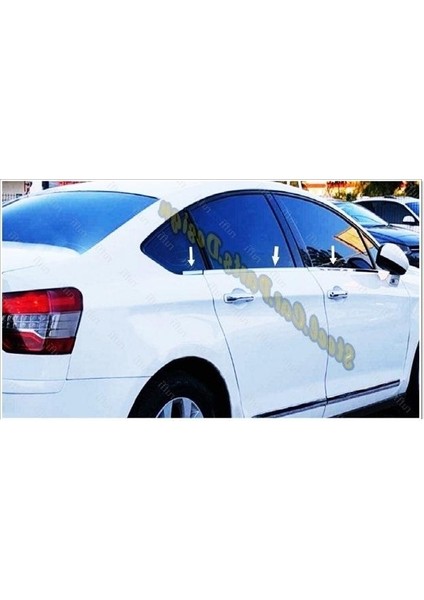 Citroen C5 Krom Cam Çıtası 6 Prç. 2008 Üzeri P. Çelik
