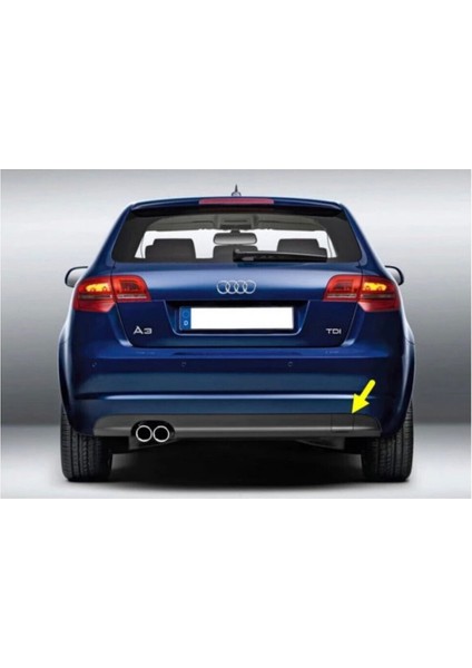 Audi A3 2009-2013 Uyumlu Arka Tampon Çeki Demiri Kapağı