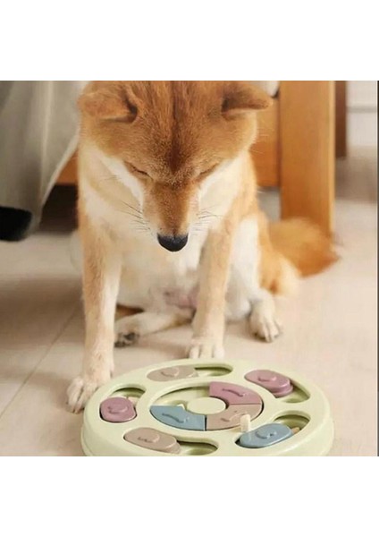 Zeka Geliştirici Köpek/kedi Mama Bulmaca Oyuncağı – Kaydırmalı Ödül Kutusu indirimleri