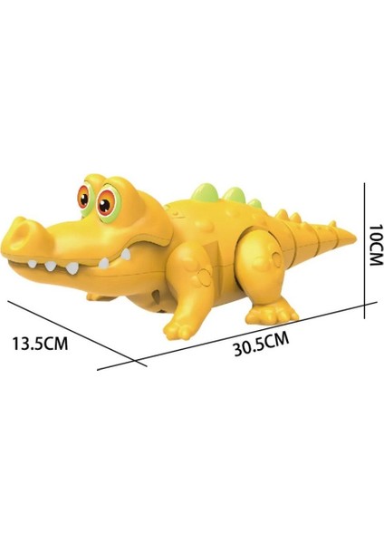 38 cm Sesli Işıklı Hareketli Sevimli Timsah 5831 fiyatları