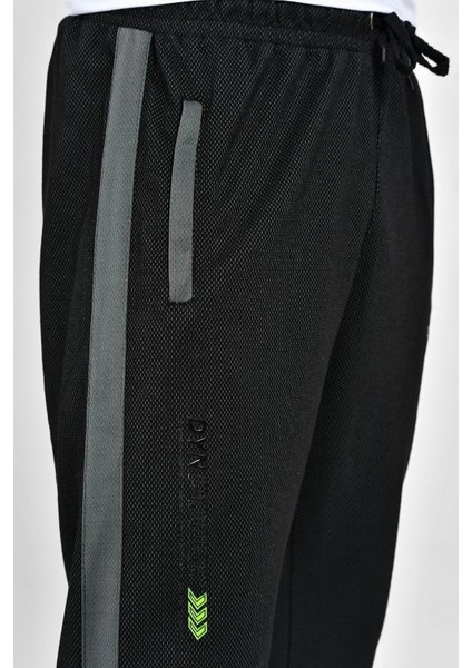 Erkek Siyah Eşofman Altı Beli Lastikli Fermuarlı Cepli AS-103 fiyatları