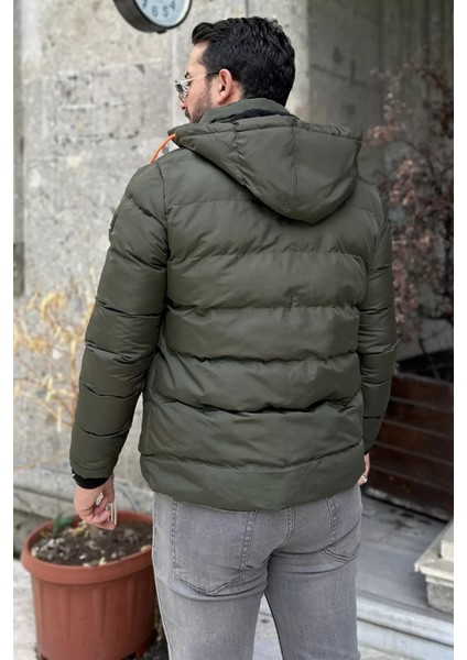 Içi Peluş Fermuarlı Kapüşonlu Erkek Mont P-00013141 modelleri