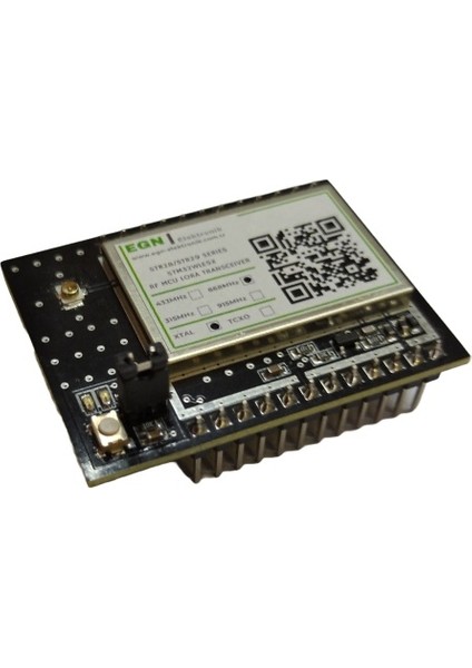 STR29CSH8 868MHZ Rf Mcu+Lora Transceiver Modülü (STM32WLE5X, +20DBM Rf Çıkış Gücü, Saw Filtre, Tcxo, Rf Ekran, U.fl Rf Konnektör)