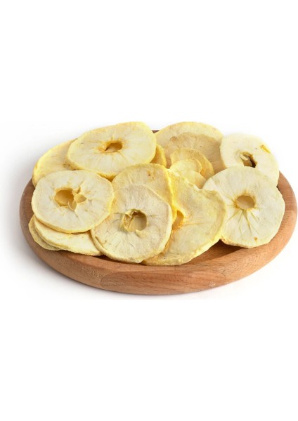 Şeker Ilavesiz Doğal Kurutulmuş Beyaz Elma 1 Kilo