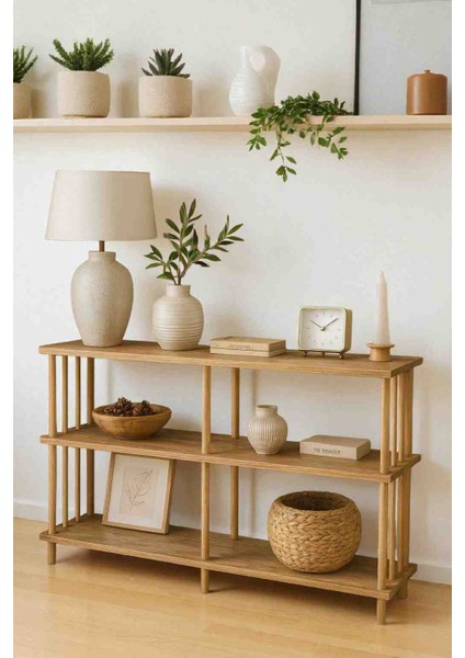 Konsol Çok Amaçlı Çevir Kur Atlantik Çam Desenli Konsol Salon Mobilyası modelleri