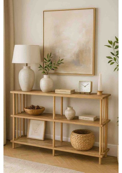 Konsol Çok Amaçlı Çevir Kur Atlantik Çam Desenli Konsol Salon Mobilyası indirimleri