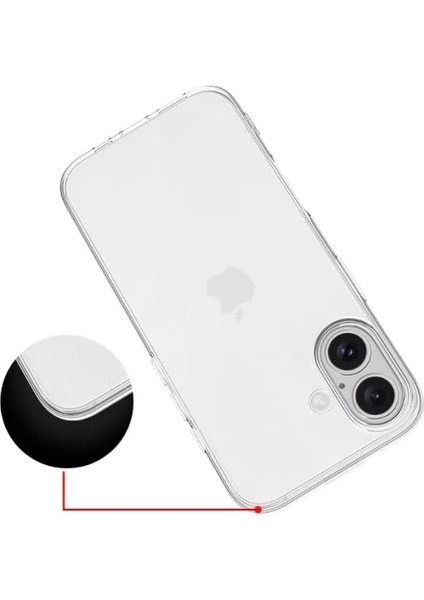 iPhone 16 Uyumlu Şeffaf Silikon Kılıf Darbeye Çizilmeye Karşı Ince iphone 16 Arka Kapak Esnek Kristal Gibi Şeffaf Anti Sararma iphone 16 Şeffaf Kılıfları modelleri