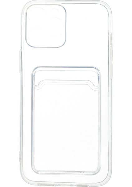 Bfs iPhone 12 Pro Max Kılıf Kart Şeffaf Silikon - Şeffaf fırsatları