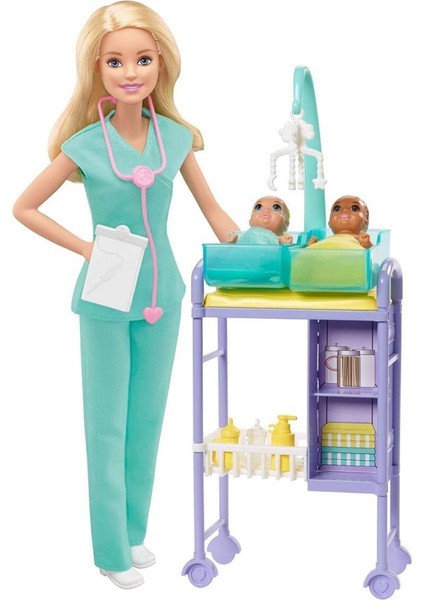 Nessiworld GKH23 Barbie Bebek Doktoru - Sarışın fiyatları