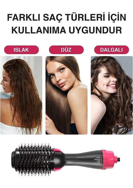 1200W Çok Renkli Çok Fonksiyonlu Saç Şekillendirici ve Düzleştirici Fırça modelleri