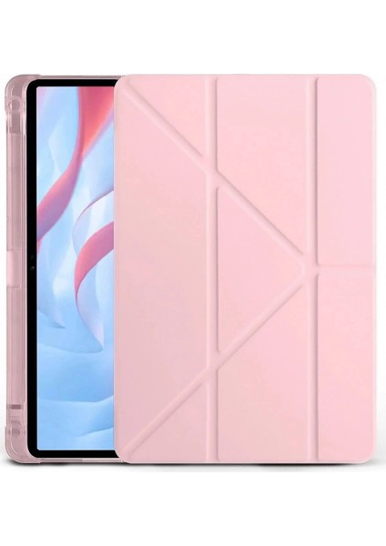 Bfs Huawei Honor Pad X9A Kalemlikli Mars Tablet Kılıfı - Rose Gold
