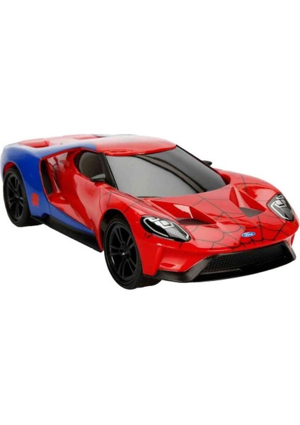 Nessiworld 7038 1:16 Marvel Spiderman 2017 Ford Gt USB Şarjlı Uzaktan Kumandalı Araba modelleri