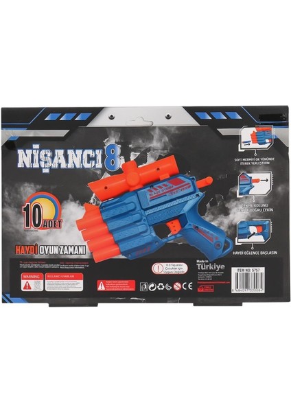 Nessiworld Fab 5757 4 Ağızlı Dart Atıcı Silah -Prestij Oyuncak fiyatları