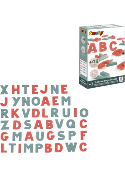 Nessiworld Smoby Manyetik Harfler 48 Parça