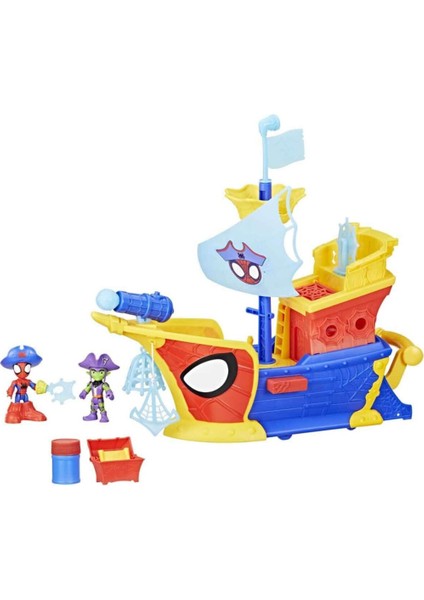 Nessiworld G0666 Spidey ve Inanılmaz Arkadaşları Webs Ahoy Bubble Ship +3 Yaş