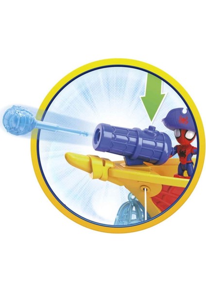 Nessiworld G0666 Spidey ve Inanılmaz Arkadaşları Webs Ahoy Bubble Ship +3 Yaş fırsatları