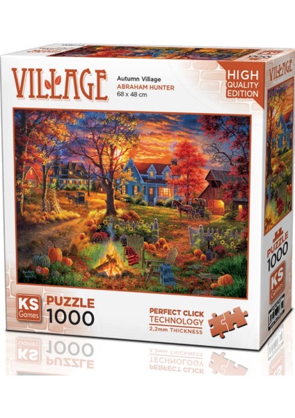 Nessiworld Ks Games Autumn Village Puzzle 1000 Parça 20671