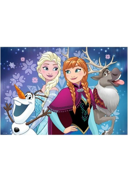 Nessiworld 90747 Disney Frozen Kuzey Işıkları 2X24 Parça Ravensburger Puzzle