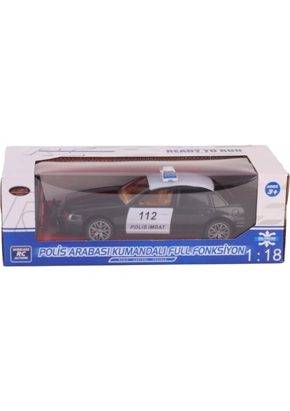 Nessiworld TC-125P Kutulu Uz Kum Pilli Polis Araba