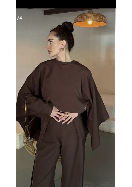 Cool Premium Pelerinli Şık Takım Tulum