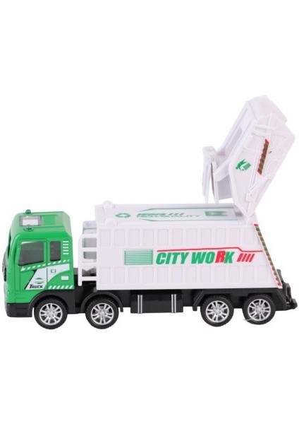 Nessiworld YH-711-57A Sürtmeli Metal 1:50 Çöp Kamyonu modelleri