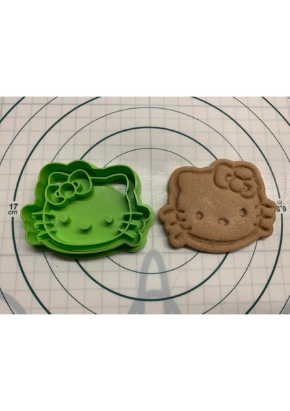 Hello Kitty Kafa Kurabiye Kalıbı – Paslanmaz Çelik Şekillendirici | Pasta ve Kurabiye Aksesuarı