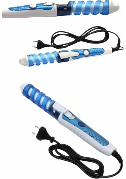 Mavi 16 mm Spiral Saç Maşası, Kalın Bukleler Için Profesyonel Tasarım fiyatları