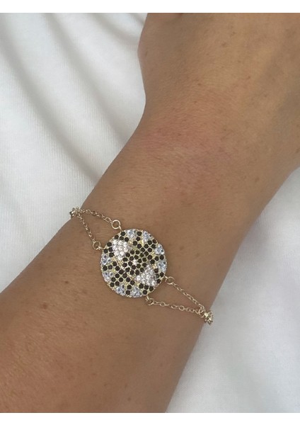 Zirkon Taşlı Iri Göz Bileklik fırsatları