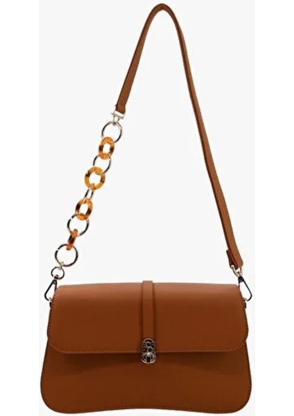 Kadın Çarpraz Askılı Çanta 67-7164 Taba