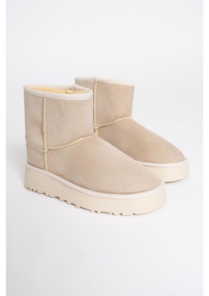 Kadın Süet Bot Bej Mia