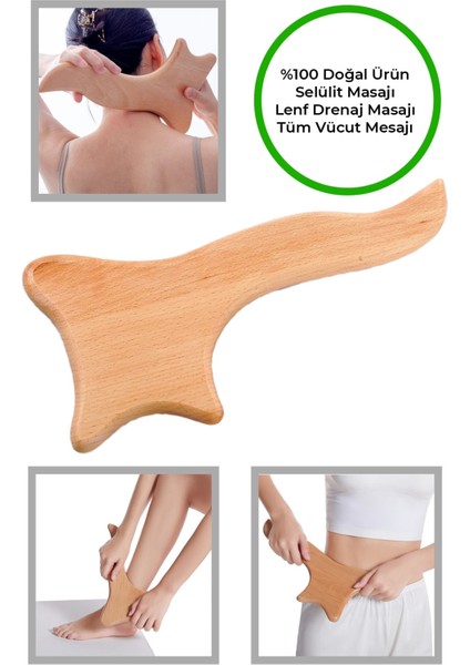 Doğal Ahşap Masaj Aleti, Lenf Drenaj ve Sıkılaştırıcı Için Ideal Seçim