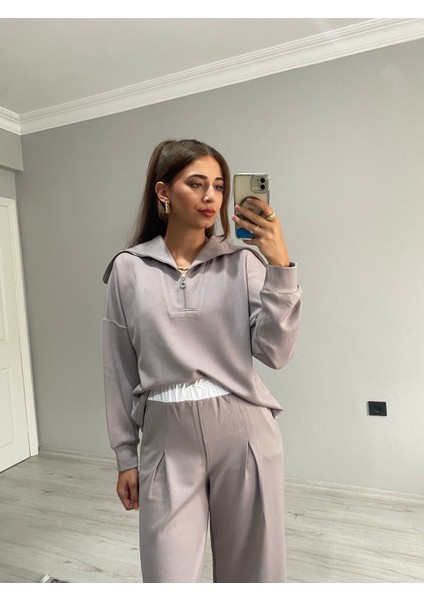 Modal Kumaş Sweatshirt Pantolon Eşofman Takım modelleri