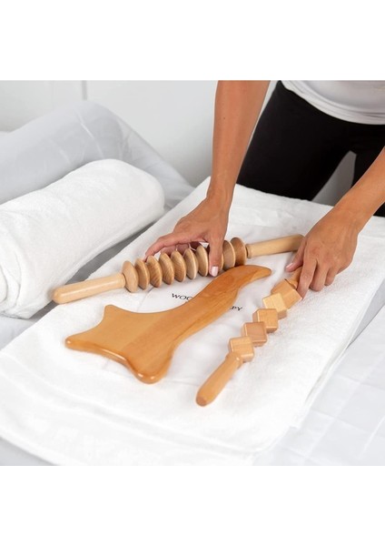 Doğal Ahşap Masaj Aleti, Lenf Drenaj ve Sıkılaştırıcı Için Ideal Seçim indirimleri