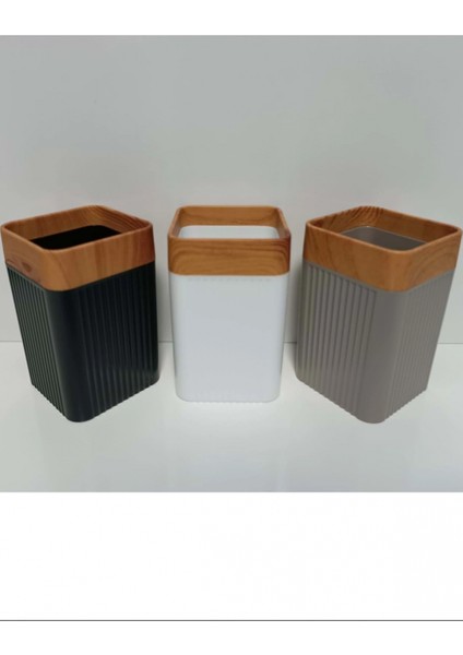 Mimoza Çizgili Ahşap Diş Fırçalık 1 Adet -Y-869