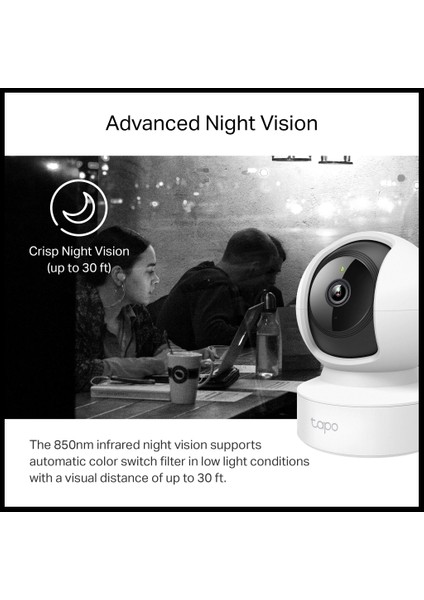 Tp-Lınk Tapo C212, 3,0mpix, Iç ve Dış Mekan, Wifi-Ethernet, 9mt. Gece Görüşü, 360 Dönüş, Dikey ve Yatay Hareket, Iki Yönlü Ses Güvenlik Kamerası modelleri