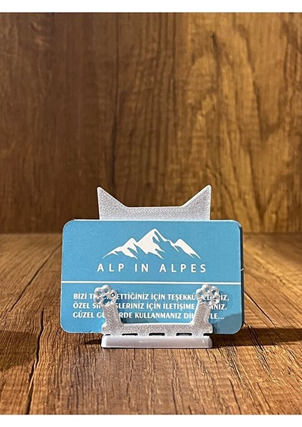 Kedi Temalı Kartvizitlik - Vetpati (Gümüş Renk) fiyatları