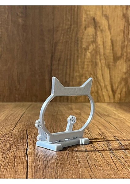 Kedi Temalı Kartvizitlik - Vetpati (Gümüş Renk) fırsatları