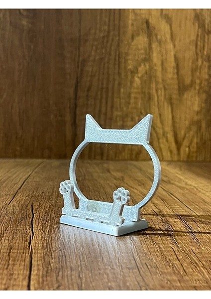 Kedi Temalı Kartvizitlik - Vetpati (Gümüş Renk) indirimleri