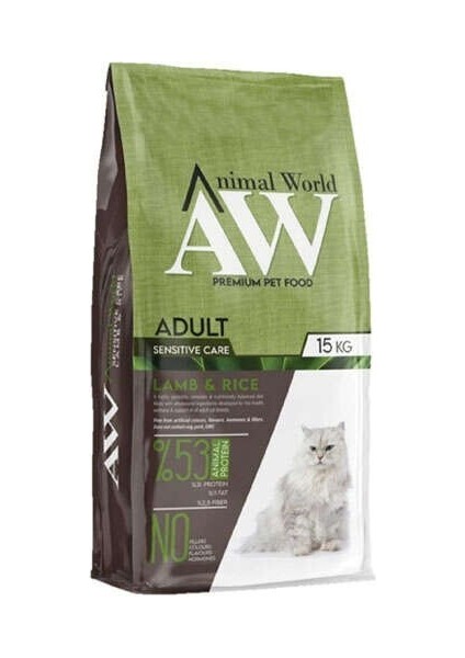 Kuzu Etli Yetişkin Kedi Maması 15 kg