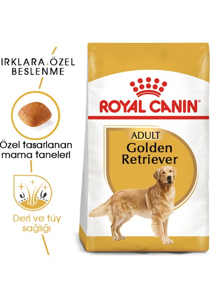 Golden Retriever Adult Yetişkin Köpek Maması 12 kg