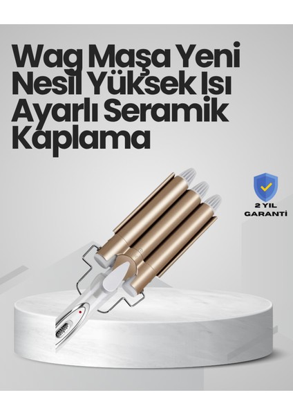 Renkli Bukle Saç Maşası - Kolay Kullanım, Sağlıklı ve Parlak Bukleler