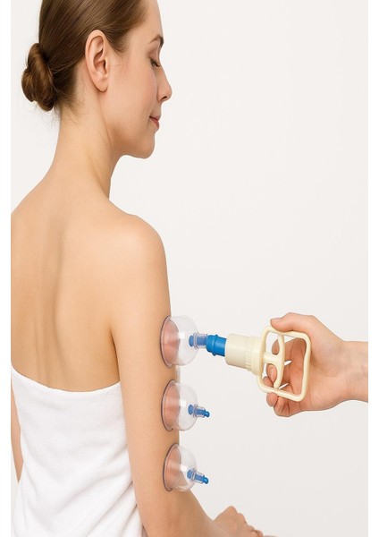 Profesyonel Vakumlu Hacamat Seti Masaj Kupa Seti 12 Parça modelleri