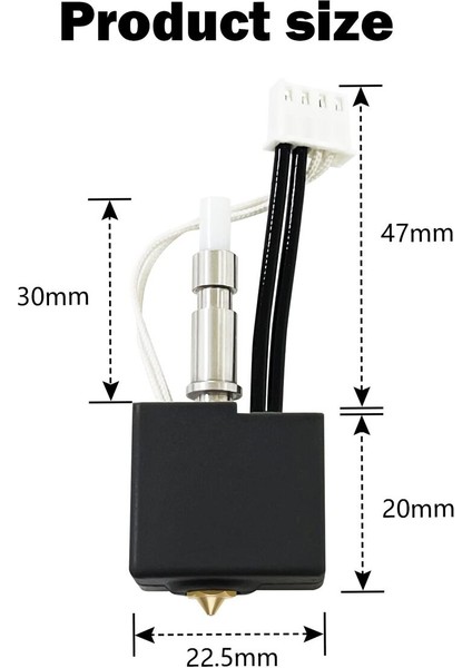 Kobra S1/kobra S1 Combo Hotend Full Seti fiyatları