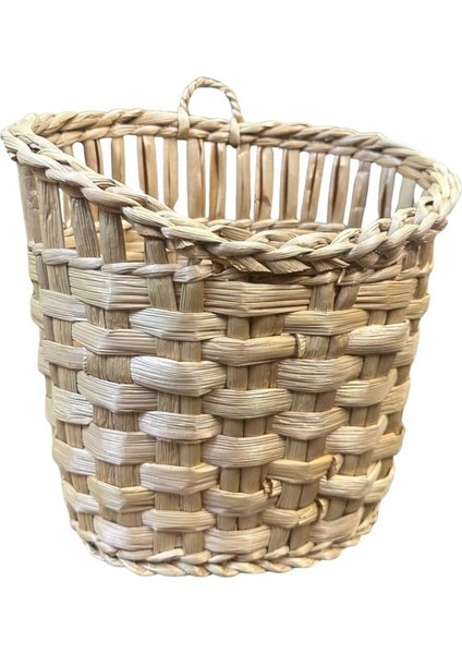 4425 El Yapımı Rattan Hasır Örgülü Dekoratif Sepet fırsatları