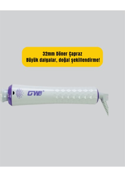 Beyaz Saç Maşası Gw 7664, Parlak ve Düzgün Bukleler Için Ideal Seçim fiyatları