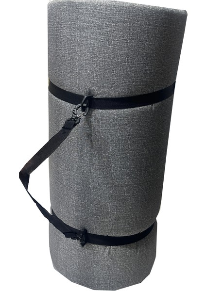 Vip Kamp Yatağı Omuz ve Taşıma Askılı Kamp Matı Fermuarlı Kamp Minderi Çadır Matı 70X180X6CM