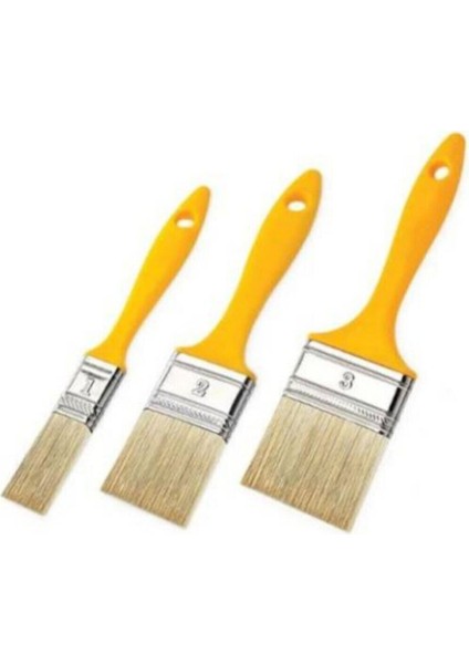 3 Adet Kestirme Fırça Seti